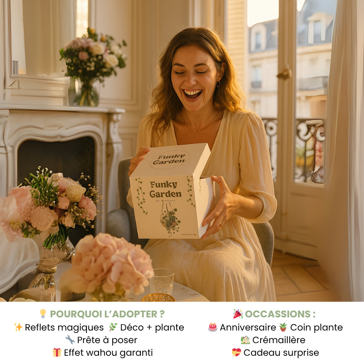 Cache-pot "Boule Disco"