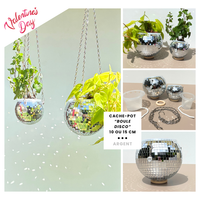 Cache-pot "Boule Disco"