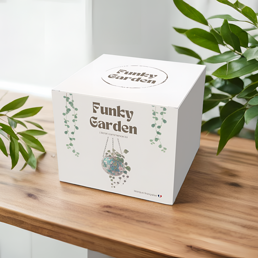 Funky Garden Cache-Pot "Boule Disco"